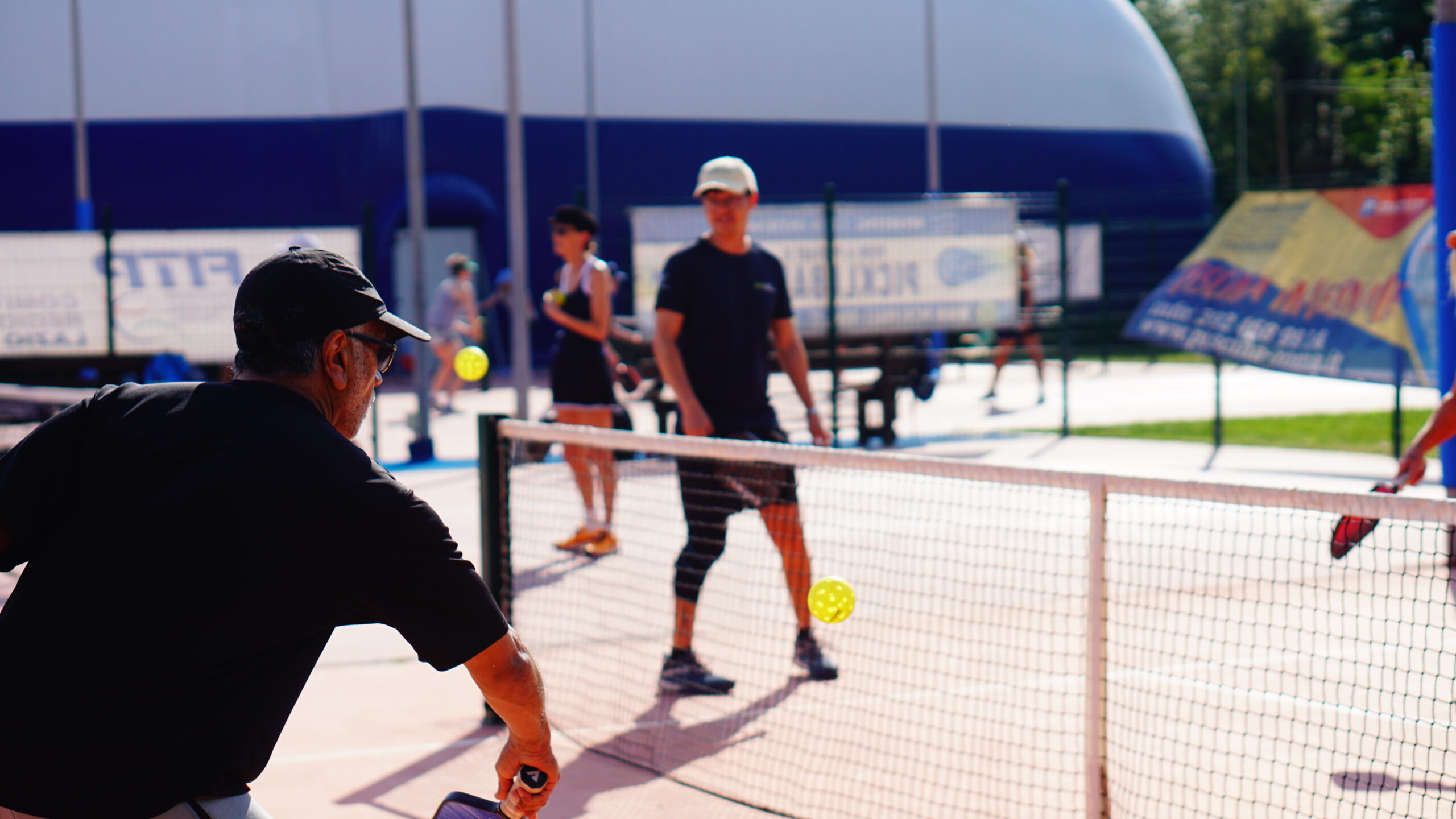 Players on a Lemon Pickleball retreat