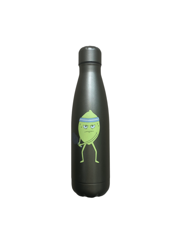 Lemon Pickleball Water Bottle back